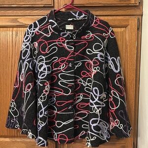 Siobhan Wear Handcrafted in Ireland Wool Blend Poncho Cape